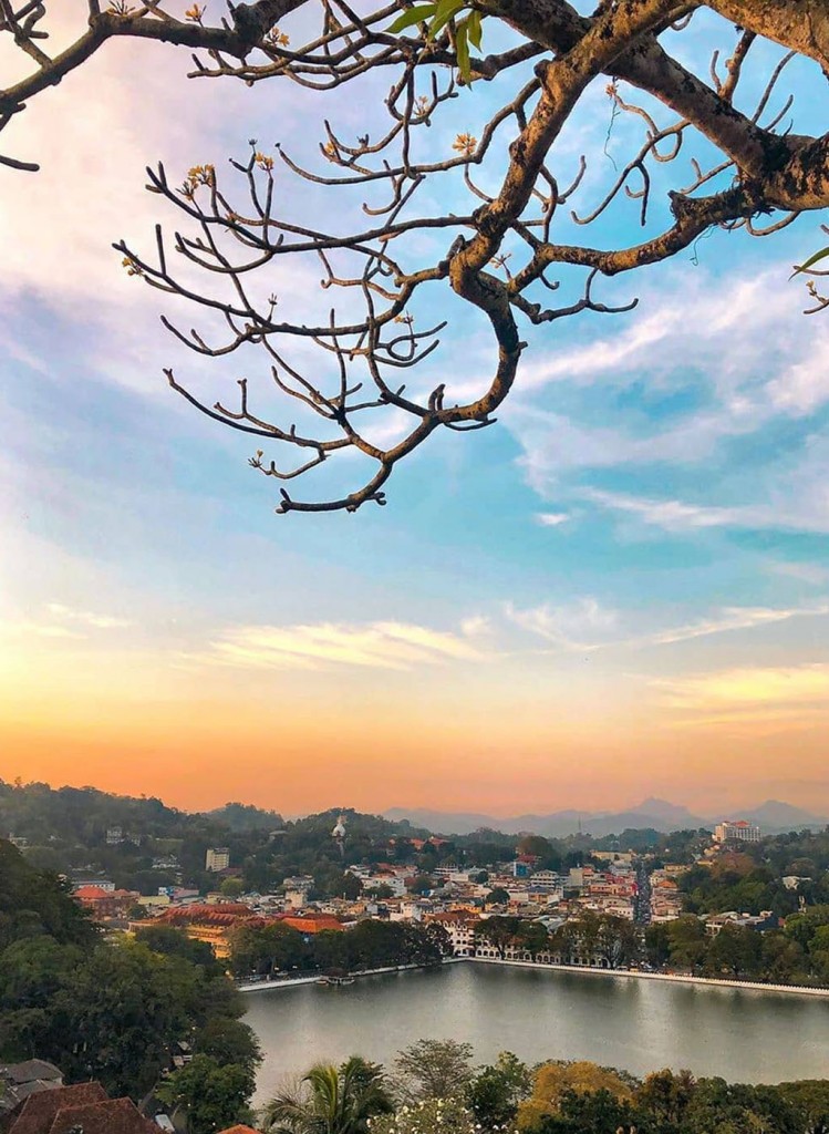 kandy view point in the evening